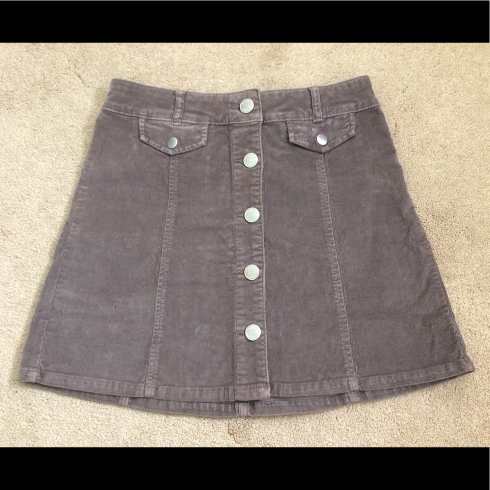 Corduroy skirt